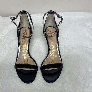 Sam Edelman Black Heels with Ankle Straps